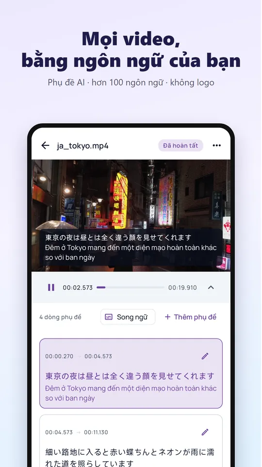 Dịch giọng nói video